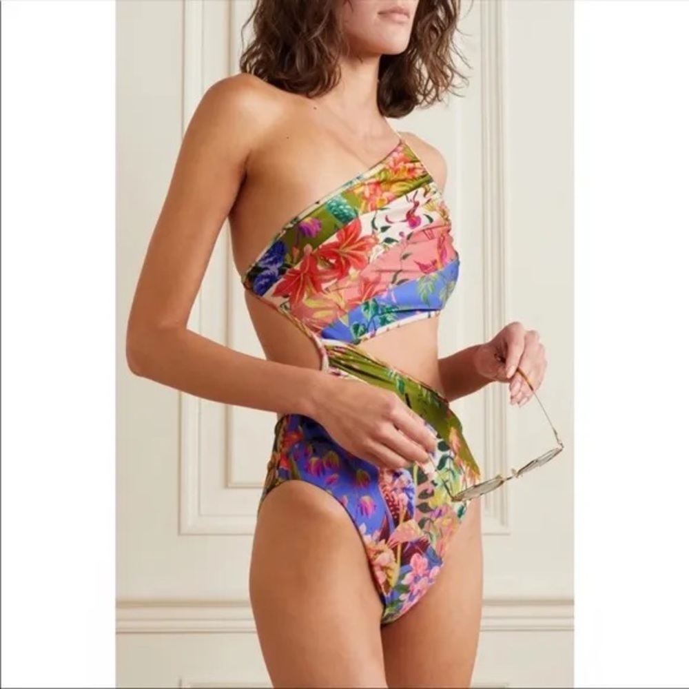 Zimmerman Tropicana Spliced 1pc Swimsuit